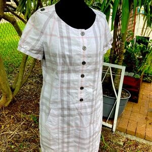 Burberry plaid dress